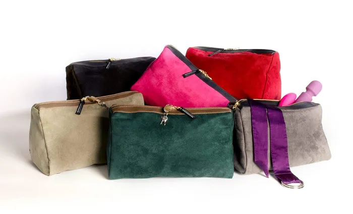 Couples Liberator Liberator Tallulah Suede Locking Sex Toy Case