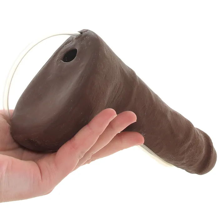 Dildos The Realistic 95 Inch Squirting Cock in Chocolate Doc Johnson