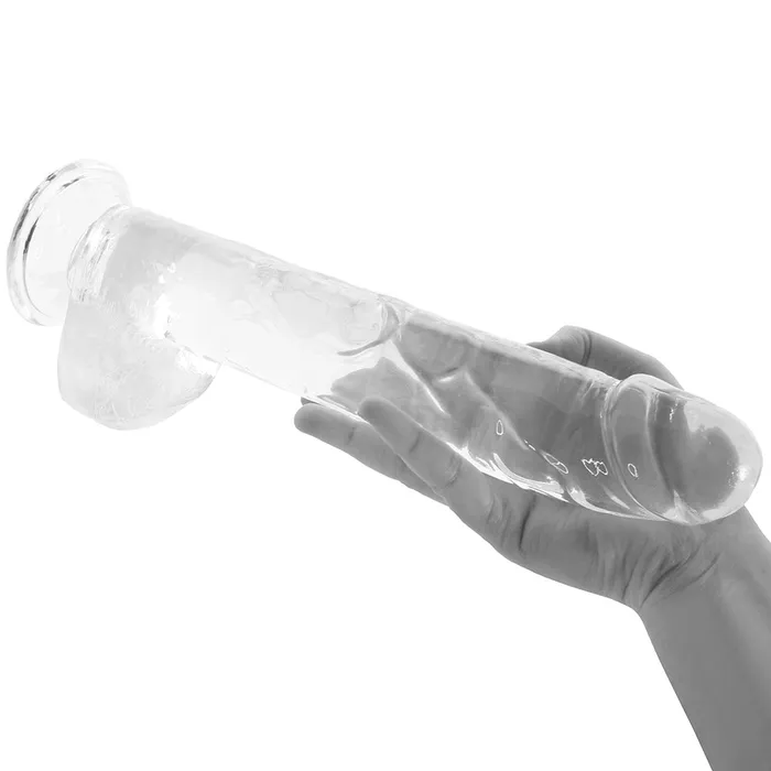 Dildos CalExotics Size Queen 10 Inch Jelly Dildo in Clear Dildos CalExotics Size Queen 10 Inch Jelly Dildo in Clear