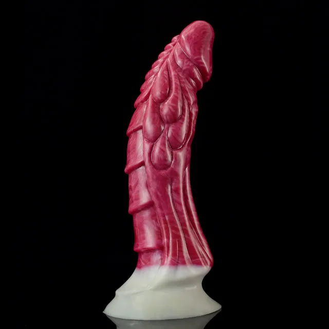 Female Sex Toys FAAK Ribbed Ejaculation Dildo With Spray Liquid FAAK