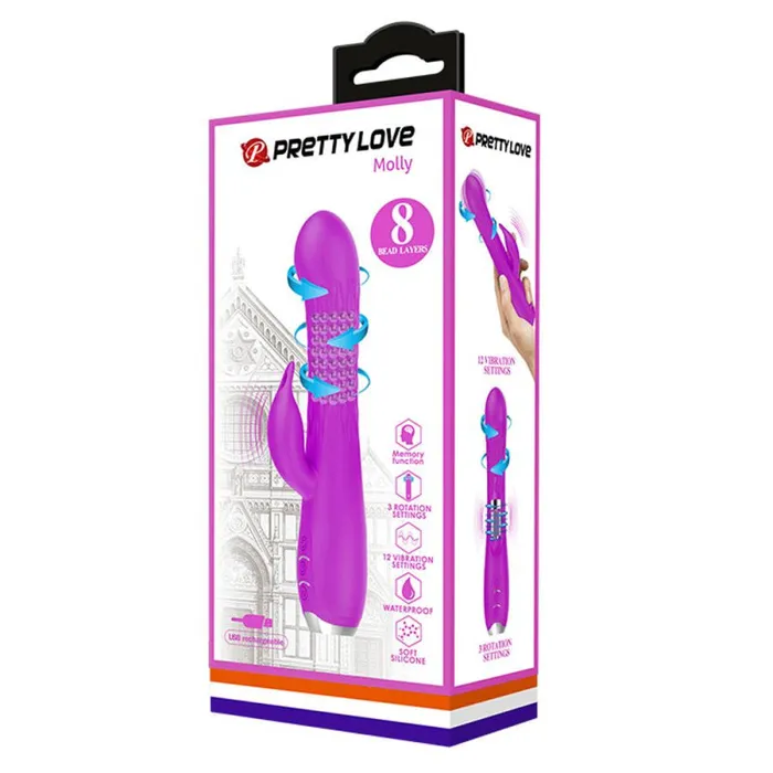 Vibrators Pretty Love Pretty Love Molly Rotating Vibrator