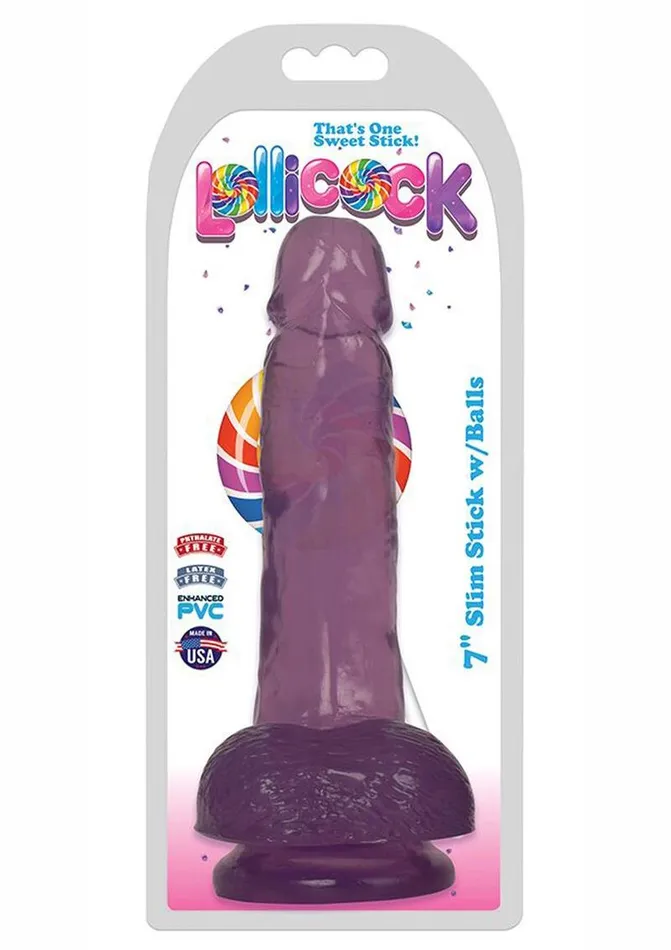 Female Sex Toys Lollicock Lollicock Slim Stick Dildo with Balls