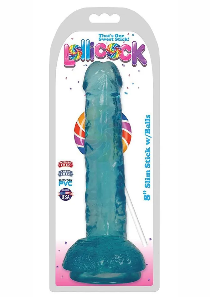 Female Sex Toys Lollicock Lollicock Slim Stick Dildo with Balls