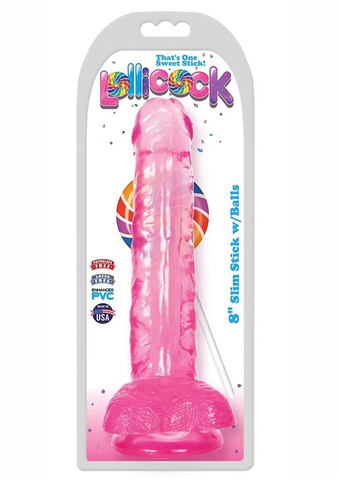 Female Sex Toys Lollicock Lollicock Slim Stick Dildo with Balls
