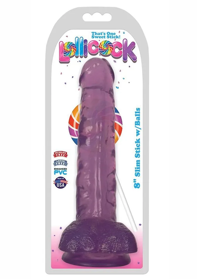 Female Sex Toys Lollicock Lollicock Slim Stick Dildo with Balls