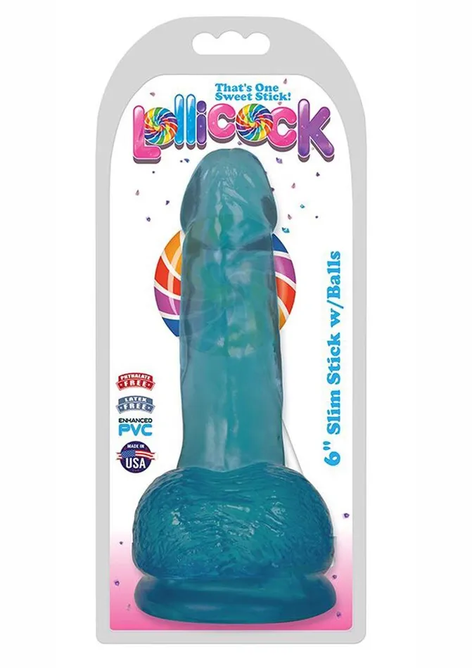 Female Sex Toys Lollicock Lollicock Slim Stick Dildo with Balls