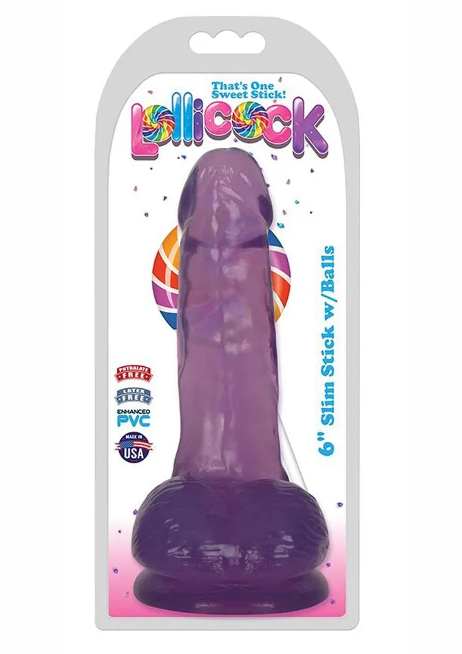 Female Sex Toys Lollicock Lollicock Slim Stick Dildo with Balls