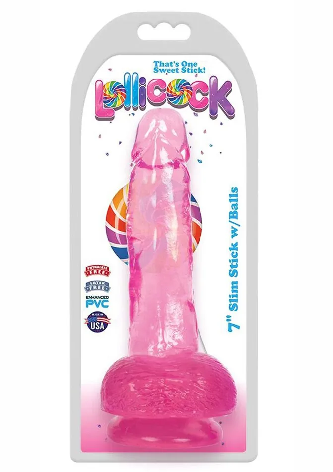 Female Sex Toys Lollicock Lollicock Slim Stick Dildo with Balls