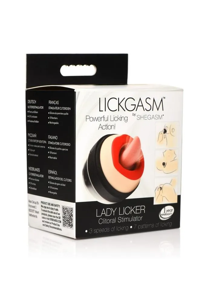 Lickgasms Lady Licker 10x Rechargeable Silicone Clitoral Stimulator XR Female Sex Toys