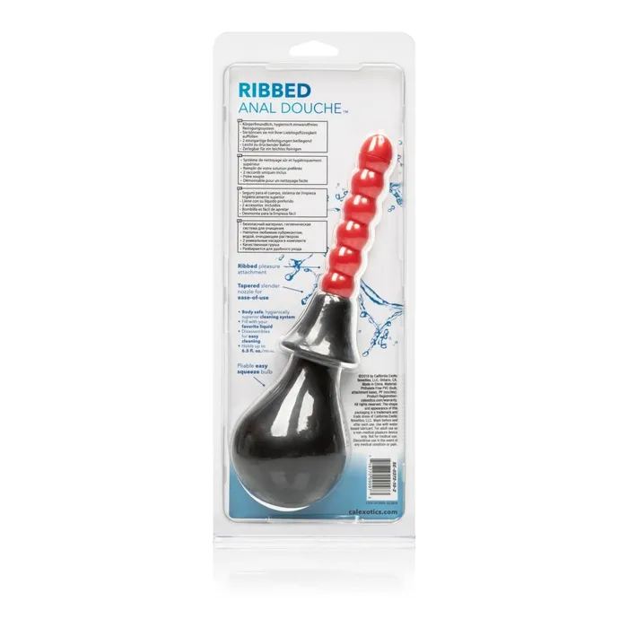 CalExotics Male Sex Toys Ribbed Anal Douche