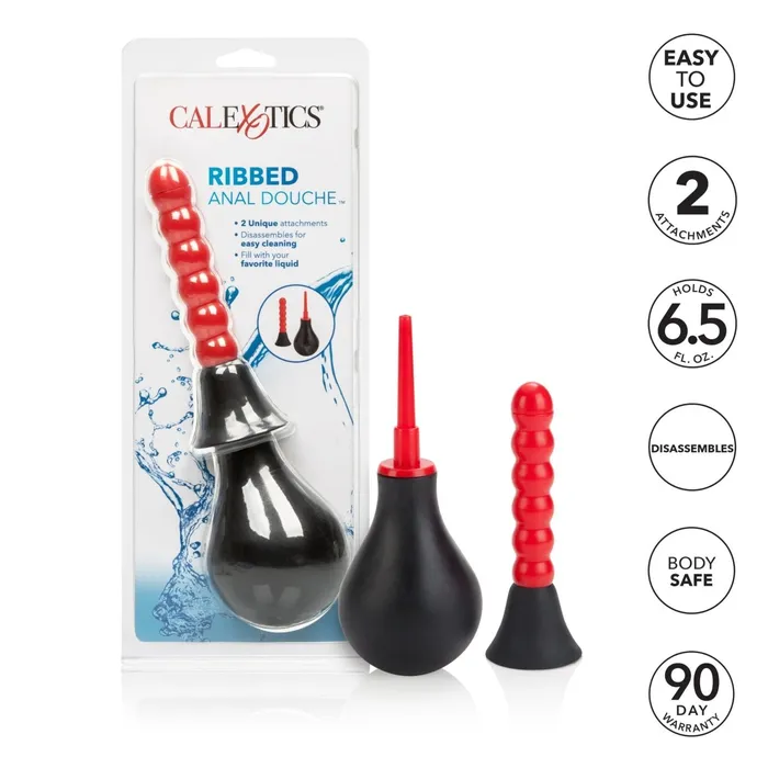CalExotics Male Sex Toys Ribbed Anal Douche