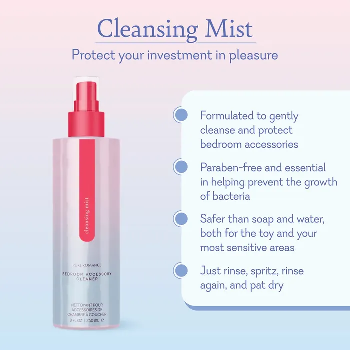 Pure Romance By ValGina Vibrators Cleansing Mist Adult Toy Cleaner 2 Pack Pure Romance By ValGina Vibrators Cleansing Mist Adult Toy Cleaner 2 Pack