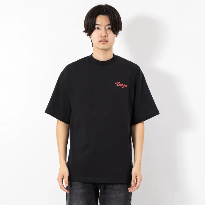 TENGA Print TShirt Black TENGA STORE EUROPE Anal