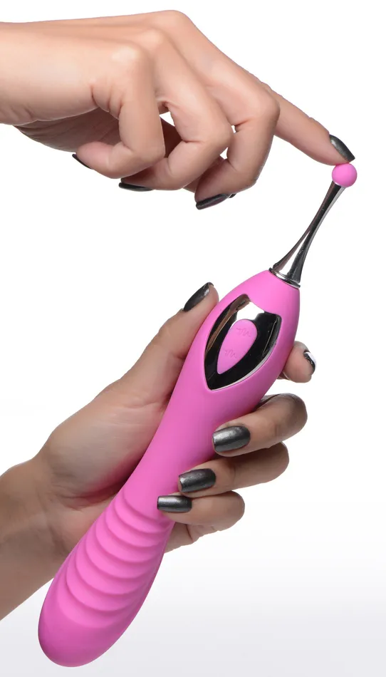 Female Sex Toys Power Zinger Dualended Silicone Vibrator XR Brands