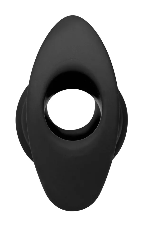 Hive Ass Tunnel Silicone Ribbed Hollow Anal Plug XR Brands Male Sex Toys