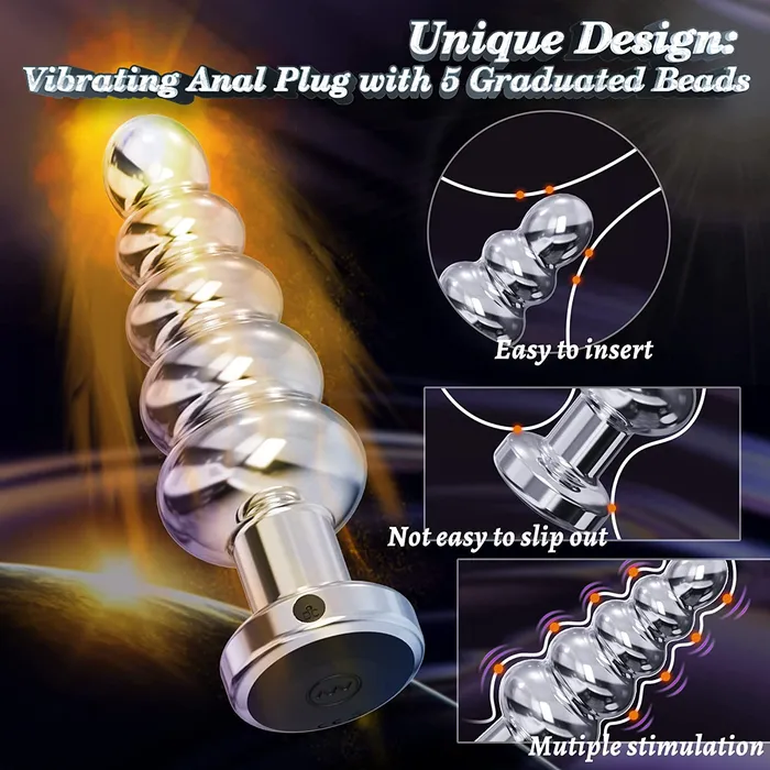 Serac Butt Plug Anal Vibrator With 10 Vibrating Modes Laphwing Laphwing Anal