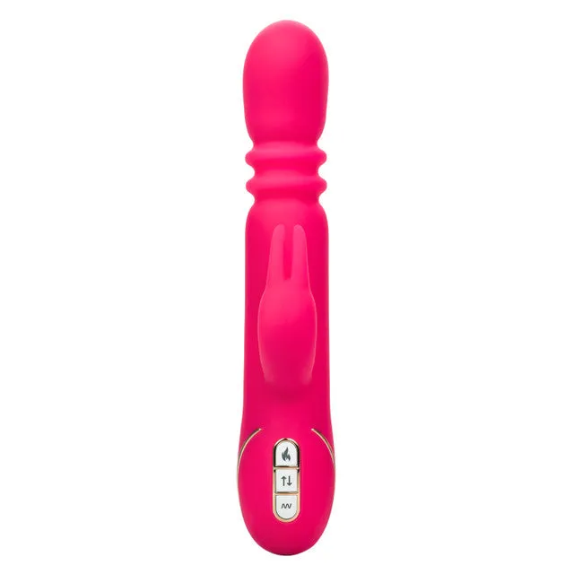 Calexotics Female Sex Toys Jack Rabbit Signature Heated Silicone Triple Fantasy Rabbit