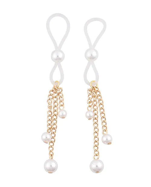 Couples Sportsheets Sex Mischief Pearl Nipple Ties