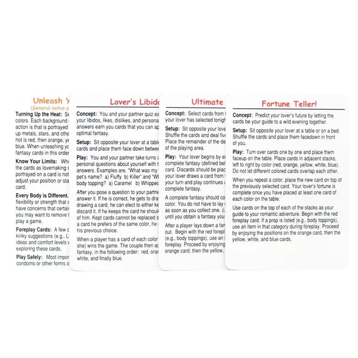 Kheper Games A Year of Sex Card Game Kheper Games Couples