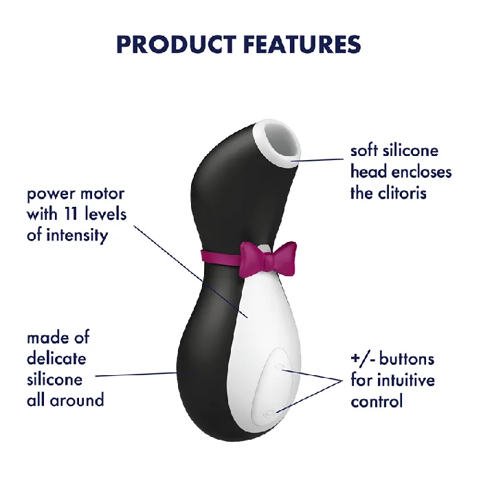 Satisfyer Penguin Air Pulse Stimulator Satisfyer Vibrators