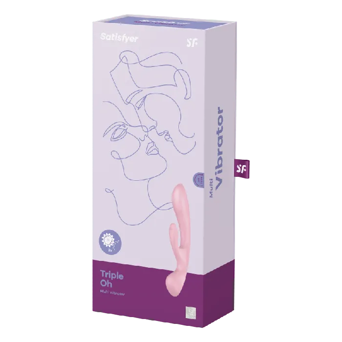 Vibrators Satisfyer Satisfyer Triple Oh Rabbit Vibrator