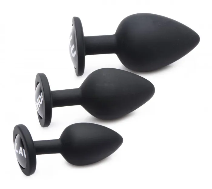 Anal Master Series The 3pc Dirty Words Anal Plug Set