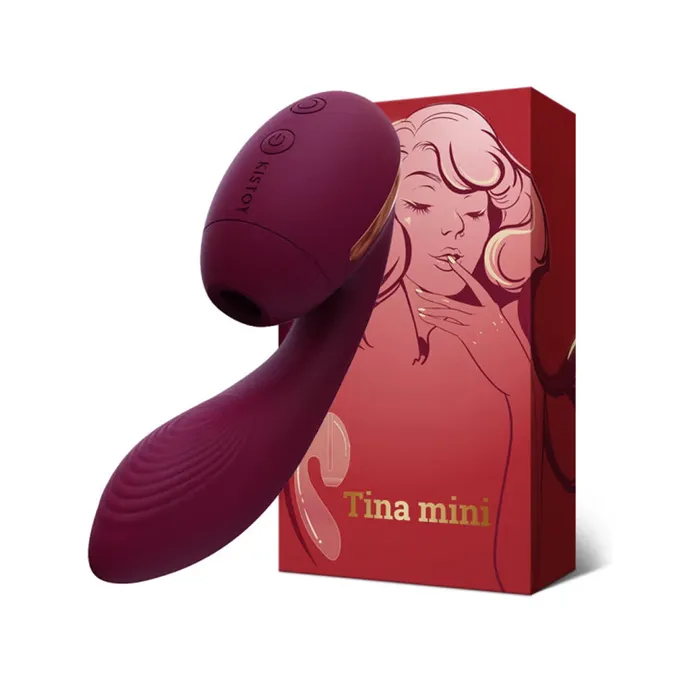 KISSTOY Female Sex Toys KISTOY Tina Mini Warming Clit Suction GSpot Vibrator KISSTOY Female Sex Toys KISTOY Tina Mini Warming Clit Suction GSpot Vibrator