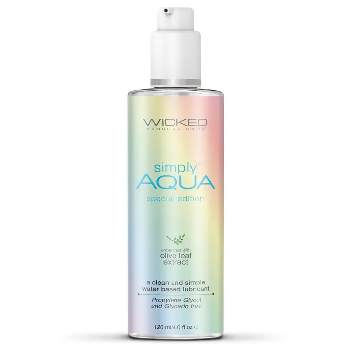 Wicked Lubricants Wicked Simply Aqua WaterBased Lubricant Special Edition