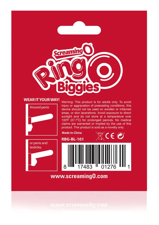 Anal Ringo Biggies Black Screaming O