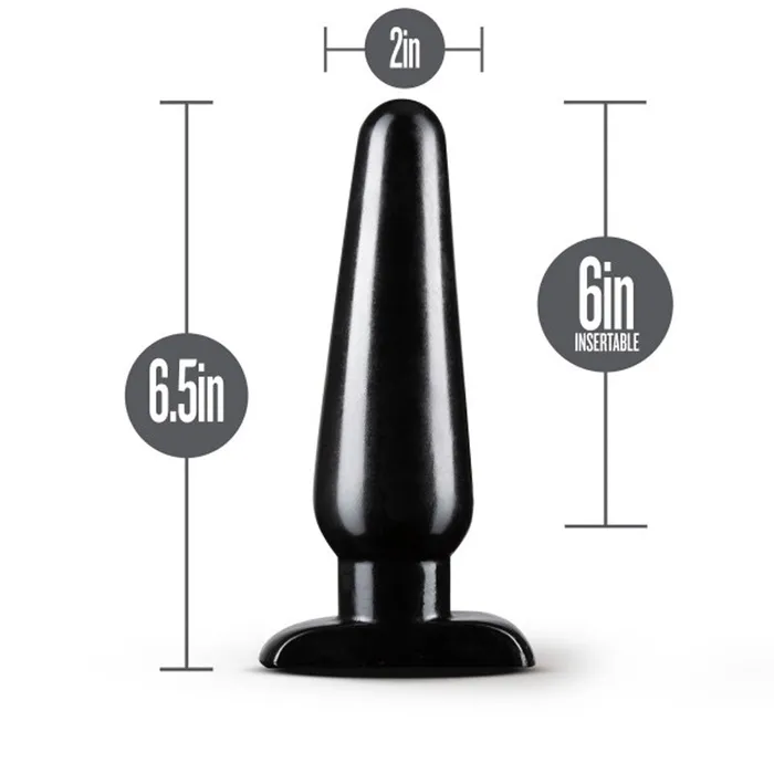 Blush Novelties Anal Adventures Basic Anal Plug Large Black Male Sex Toys Blush Novelties Anal Adventures Basic Anal Plug Large Black Male Sex Toys
