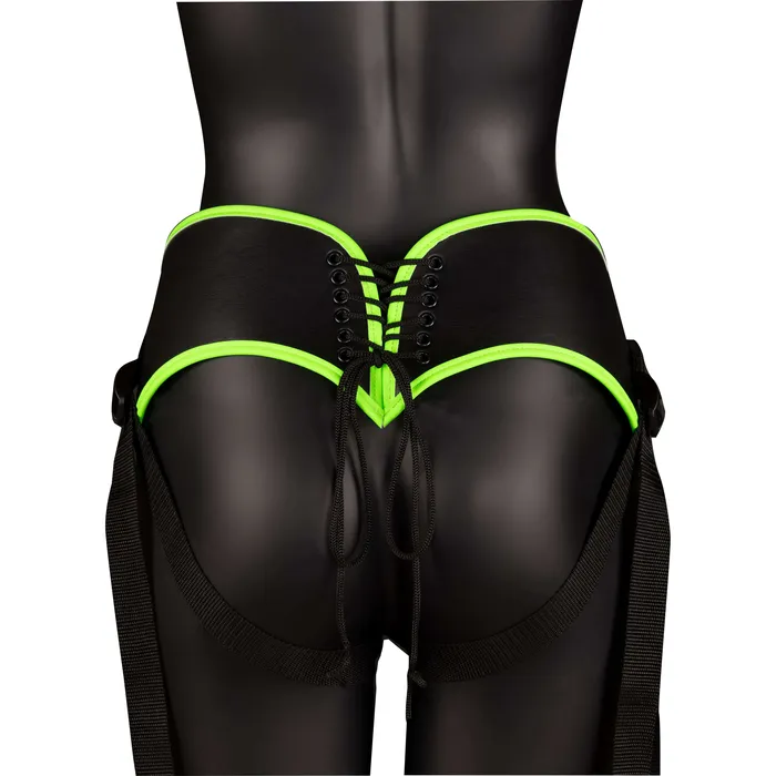 Bonded Leather Strapon With Silicone Dildo 57 Inch Glow in the Dark Shots Ouch Female Sex Toys Bonded Leather Strapon With Silicone Dildo 57 Inch Glow in the Dark Shots Ouch Female Sex Toys