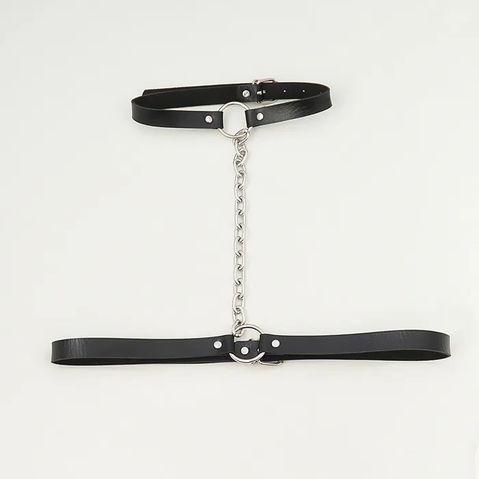 CJ Midnight Vixen Chain Choker Harness Female Sex Toys