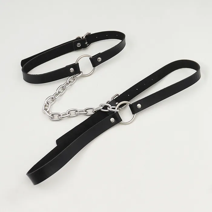 CJ Midnight Vixen Chain Choker Harness Female Sex Toys