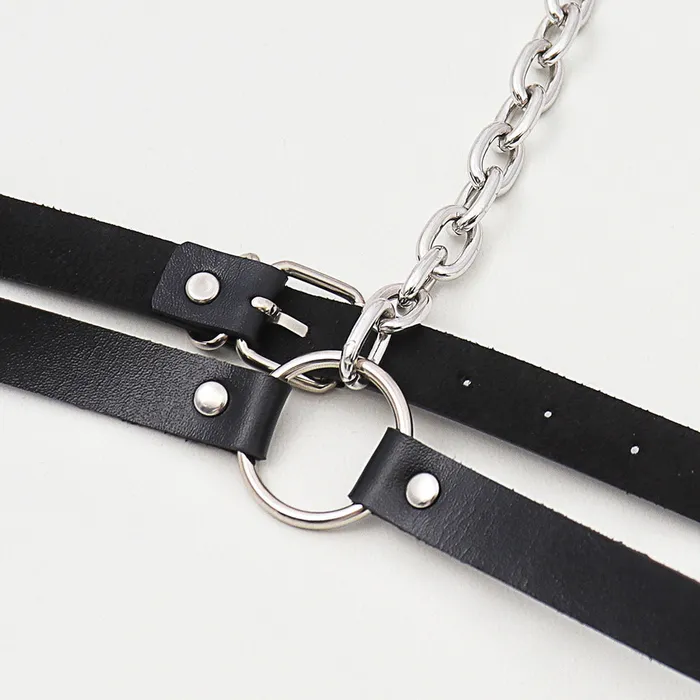 CJ Midnight Vixen Chain Choker Harness Female Sex Toys