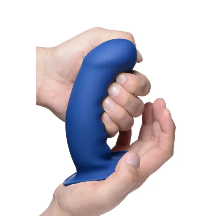 Dildos SqueezeIt SqueezeIt Thick Squeezable Phallic Dildo Blue Dildos SqueezeIt SqueezeIt Thick Squeezable Phallic Dildo Blue