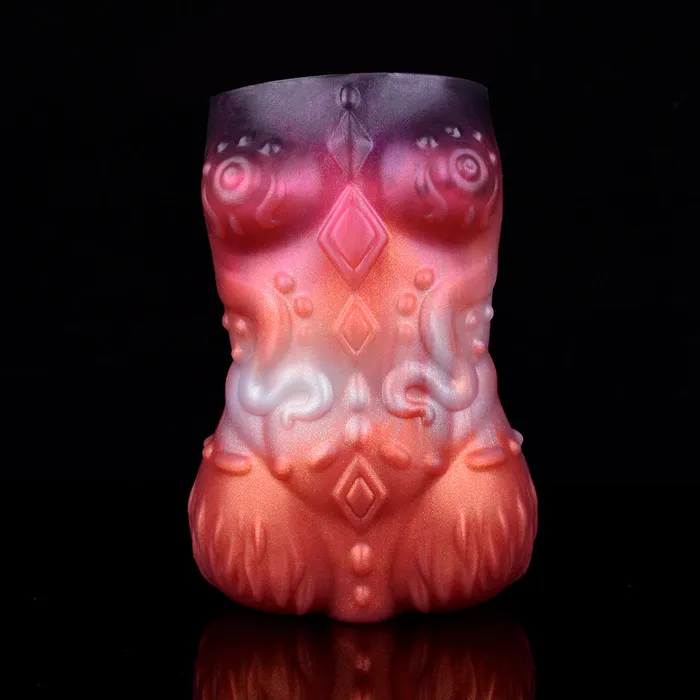 DirtyToyz Male Sex Toys Twin Ember Clutch Fiery Fantasy Stroker for Men