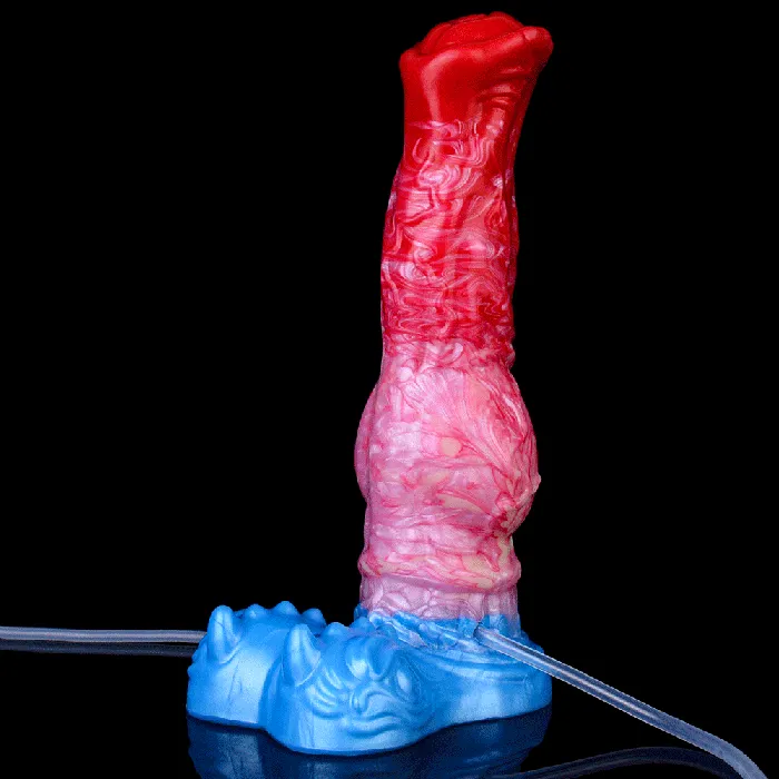 Fantasy Inflatable Squirting Dildo Anal Butt Plug Silicone Soft Horse Dildos Sex Toys for Women Men Domlust Anal