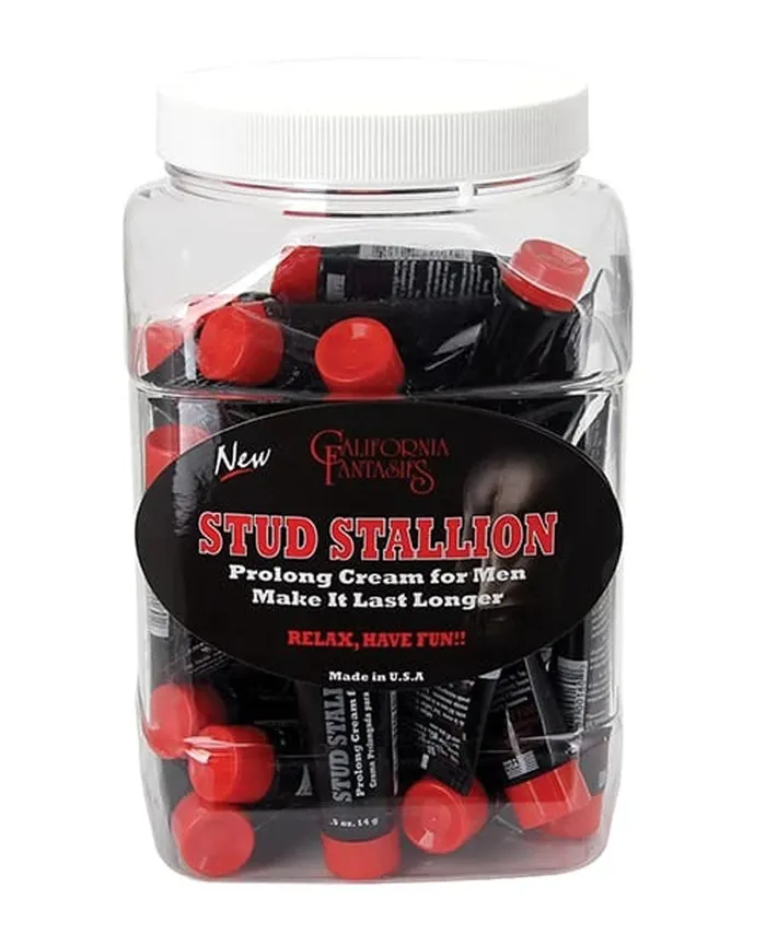 Female Sex Toys California Fantasies Stud Stallion 36 Count Bowl 05 Oz Tubes Female Sex Toys California Fantasies Stud Stallion 36 Count Bowl 05 Oz Tubes