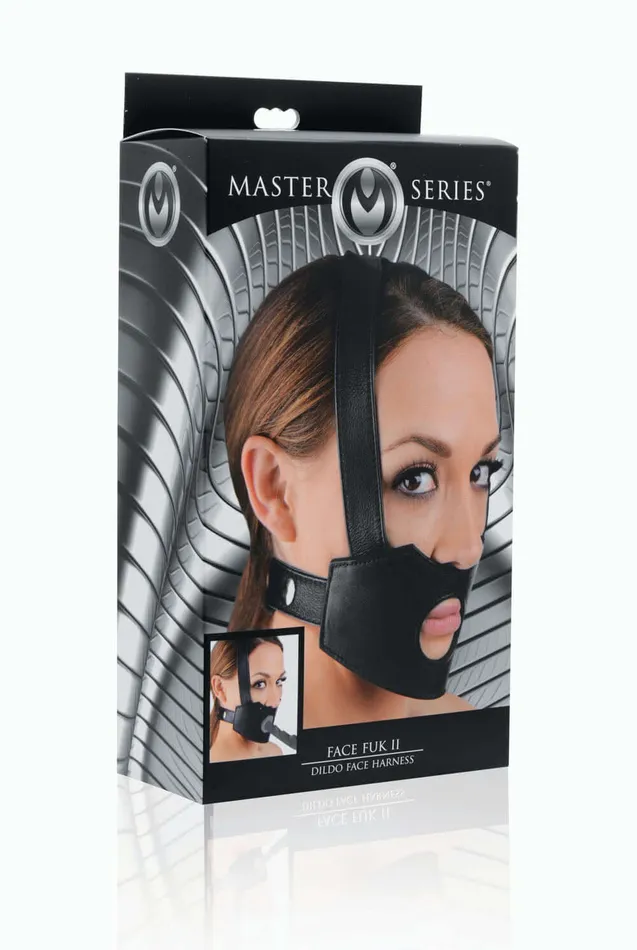 Female Sex Toys XR Brands Master Series Face Fuk II Dildo Face Harness