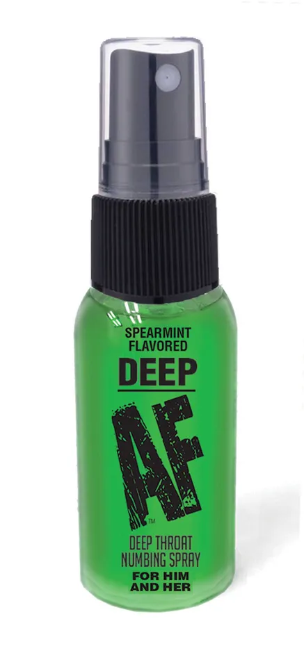 Little Genie Male Sex Toys Deep Af Spearmint Flavored Deep Throat Spray 1 Oz Little Genie Male Sex Toys Deep Af Spearmint Flavored Deep Throat Spray 1 Oz