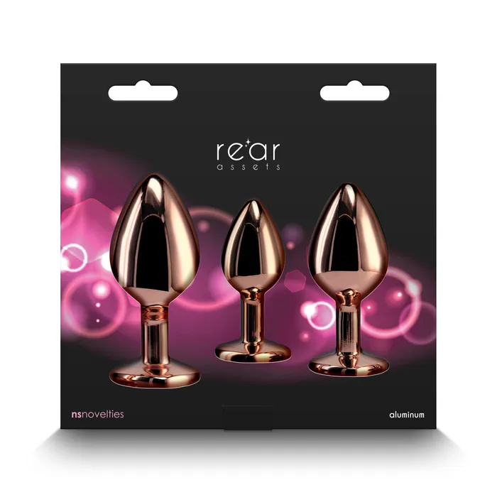 nsnovelties Female Sex Toys Rear Assets Trainer Kit Rose Gold Graduated Pleasure in Elegant Style