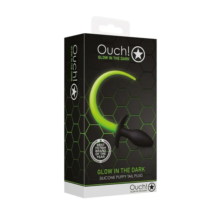 Shots Toys Anal Glow In The Dark Puppy Tail Butt Plug Shots Toys Anal Glow In The Dark Puppy Tail Butt Plug