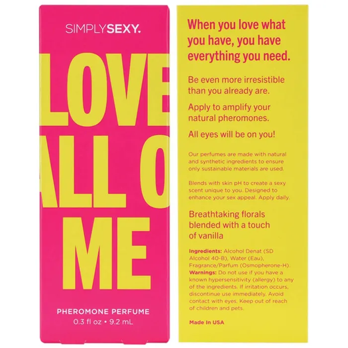 Simply Sexy Pheromone Perfume Love All of Me 03 Oz Classic Brands Vibrators Simply Sexy Pheromone Perfume Love All of Me 03 Oz Classic Brands Vibrators