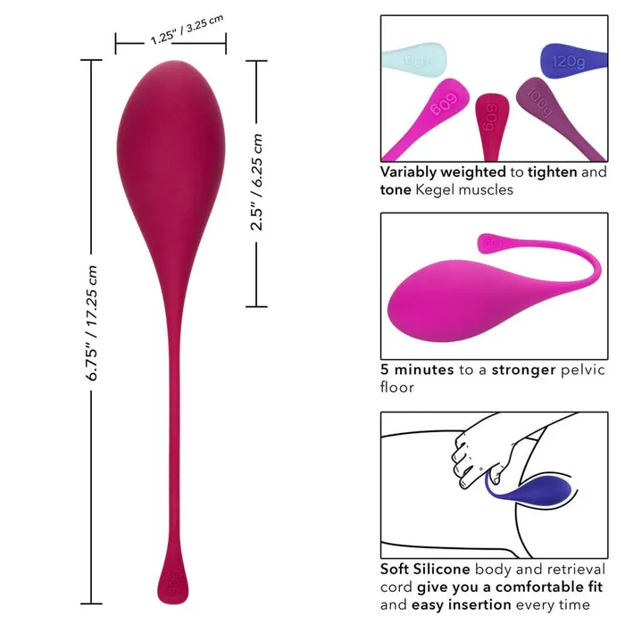 Tighten And Tone Kegel Training 5 Piece Set California Exotic Female Sex Toys