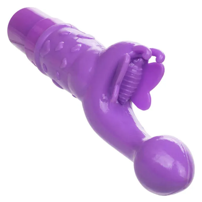 Vibrators Rechargeable Butterfly Kiss Purple CalExotics Vibrators Rechargeable Butterfly Kiss Purple CalExotics