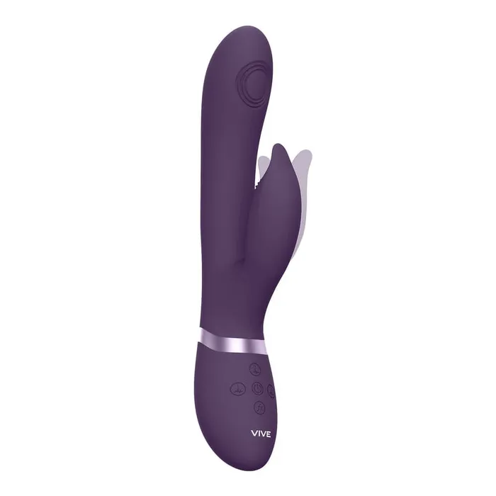 Vibrators Shots Toys Vive Aimi Pulse Wave And Vibrate G Spot Vibrator Purple