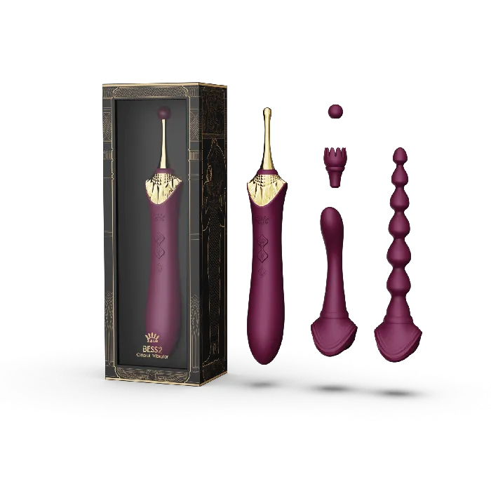ZALO ZALO Bess 2 Clitoral Massager Targeted Stimulation Clit Massager with 8 Vibration Modes Waterproof Sex Toy USB Rechargeable Batter 1yr Warranty Velvet Purple Female Sex Toys ZALO ZALO Bess 2 Clitoral Massager Targeted Stimulation Clit Massager with 8 Vibration Modes Waterproof Sex Toy USB Rechargeable Batter 1yr Warranty Velvet Purple Female Sex Toys