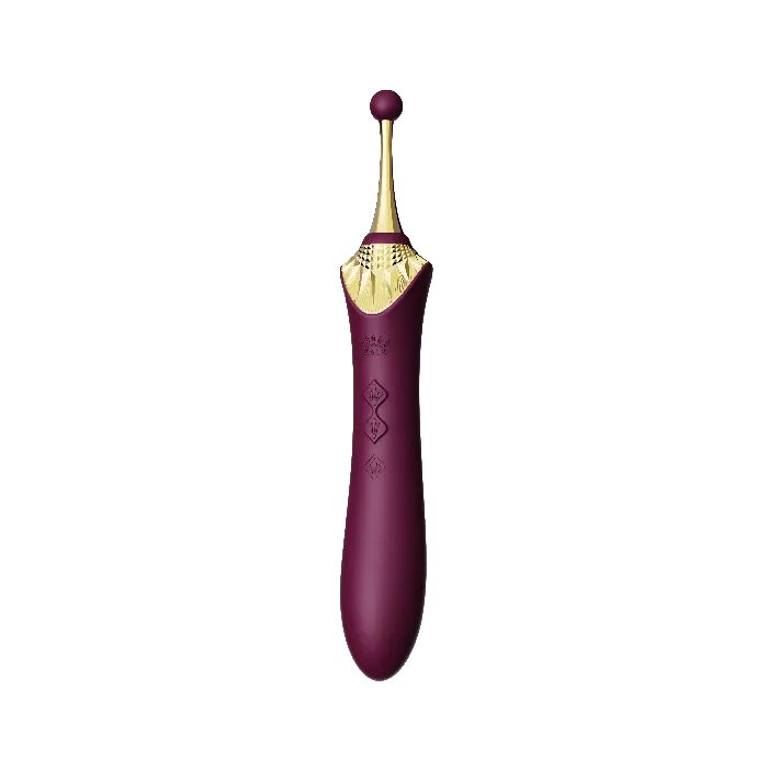 ZALO ZALO Bess 2 Clitoral Massager Targeted Stimulation Clit Massager with 8 Vibration Modes Waterproof Sex Toy USB Rechargeable Batter 1yr Warranty Velvet Purple Female Sex Toys
