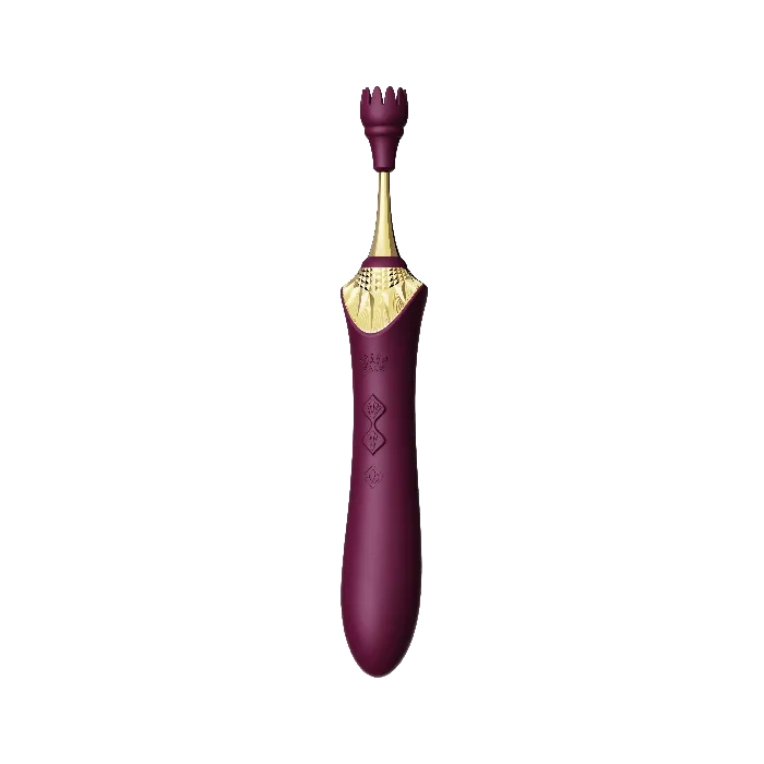ZALO ZALO Bess 2 Clitoral Massager Targeted Stimulation Clit Massager with 8 Vibration Modes Waterproof Sex Toy USB Rechargeable Batter 1yr Warranty Velvet Purple Female Sex Toys
